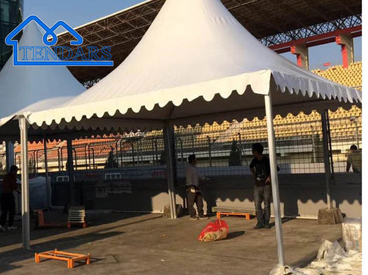 Ngoài trời tùy chỉnh màu trắng chống tia UV khung nhôm PVC Tiệc Pagoda lều cho sự kiện, nhà thờ vv