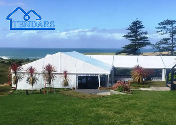 Alloy nhôm White Party Tent 800 người Wedding Party Temp Tent Structures Tent Lễ cưới và lễ tân
