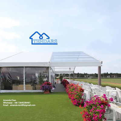 Tiệc cưới lớn màu trắng ngoài trời Lều Marquee Nhà thờ Tiệc sự kiện Cấu trúc tán