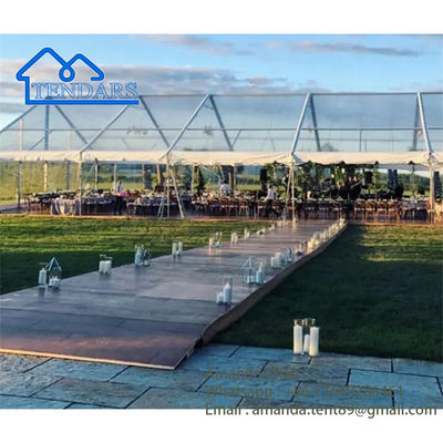 Kiểm tra chống nước, chống cháy, chống nắng Custom Clear Span Transparent Party Tent Cho các sự kiện ngoài trời
