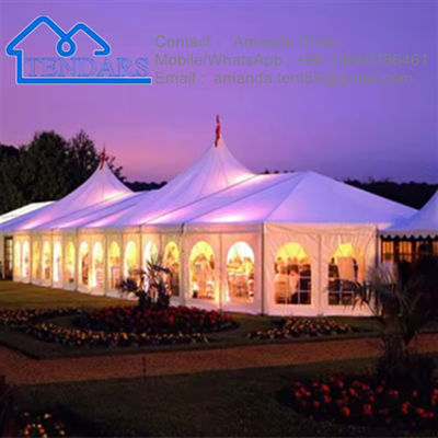 Cửa hàng ngoài trời Custom Event Marquee Tent Với PVC Cover Cho đám cưới, tiệc, sự kiện, kho, Ect