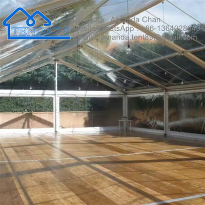 Hợp kim nhôm Vỏ nhựa PVC trong suốt Lớp lót trang trí Lều tiệc Marquee Lều sự kiện cho Lều sự kiện Marquee