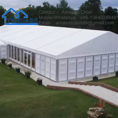 Lều ngoài trời bằng nhôm marquee với tường PVC để lưu trữ, đám cưới, triển lãm thương mại
