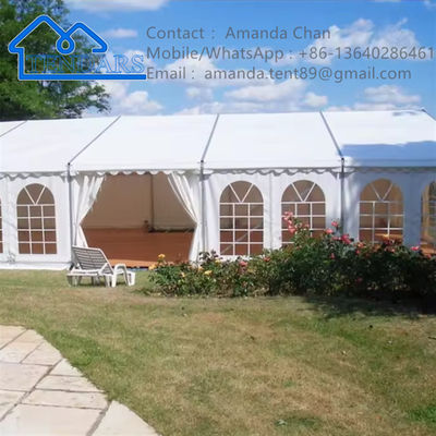 Màu trắng tùy chỉnh dung lượng lớn hợp kim nhôm đám cưới Marquee Tent Party Event Canopy Structure Design