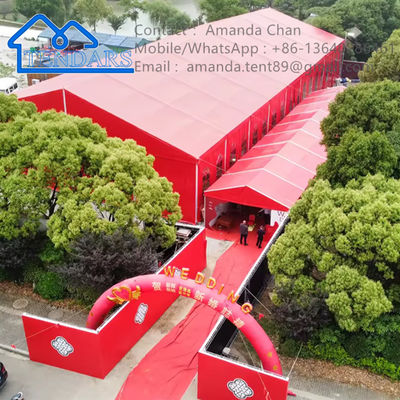 Lớp khung nhôm tùy chỉnh ngoài trời lớn Cửa hàng đám cưới Cửa hàng ngoài trời Nhà thờ