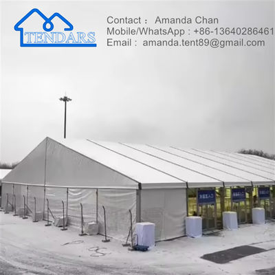 Khung thép kẽm 6x12m Grand Party Marquee Tent 850g / m2 PVC vải nhặt bên tường cho lễ kỷ niệm