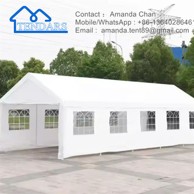 Cấu trúc tán sự kiện lều tiệc cưới ngoài trời màu trắng Marquee có vách ngăn