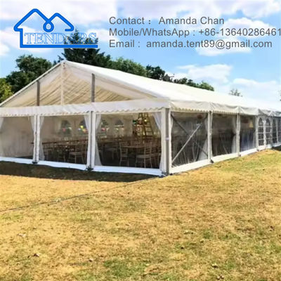 Kích thước tùy chỉnh lớn Lều Marquee Tiệc đua ngoài trời Sự kiện Cấu trúc tán nhôm