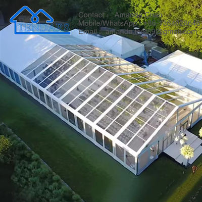 Cấu trúc khung hợp kim nhôm ngoài trời trong suốt Tiệc Marquee Lều đám cưới Sự kiện tán