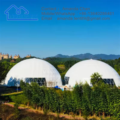 Khách sạn Resort Pvc Canvas lớn Geodesic Glamping Dome Nhà Trại Cho Sự kiện