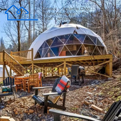 Ngoài trời sang trọng Four Season Dome khách sạn địa chất Glamping House Dome Tent On Sale