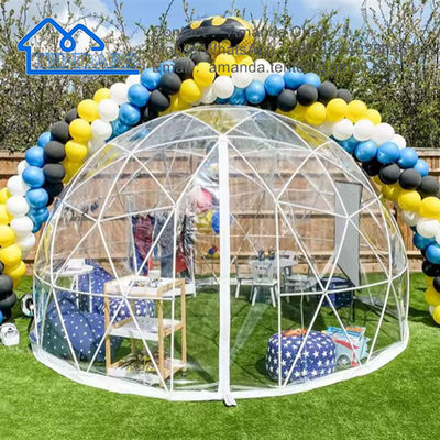 Lều cắm trại mái vòm địa chất khung nhôm hấp dẫn cho nhà hàng hoặc khách sạn