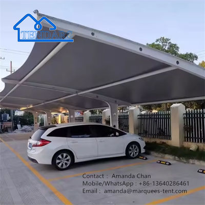 Lều kéo màng PVDF chống nước ngoài với khung thép