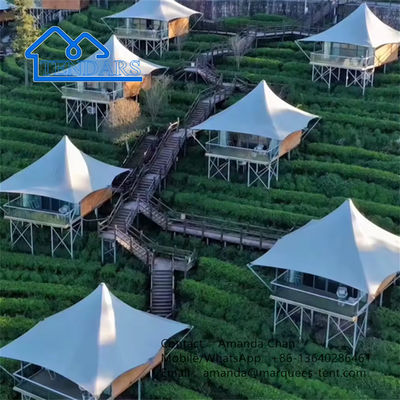 Cấu trúc màng kéo Polygon Cửa hàng khách sạn Cửa hàng khách sạn tùy chỉnh