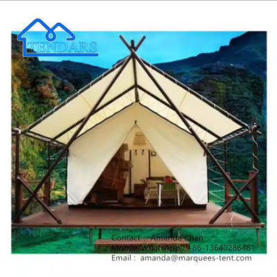 Nhà máy sang trọng tùy chỉnh Thiết kế mới Safari Tent Waterproof Resort Tent Canvas
