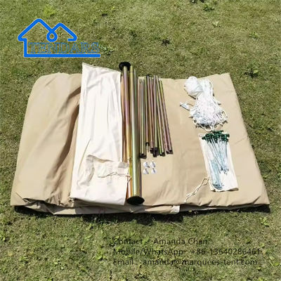 Tân lợp mưa chống nước ngoài Safari Glamping Canvas Tent For Awning