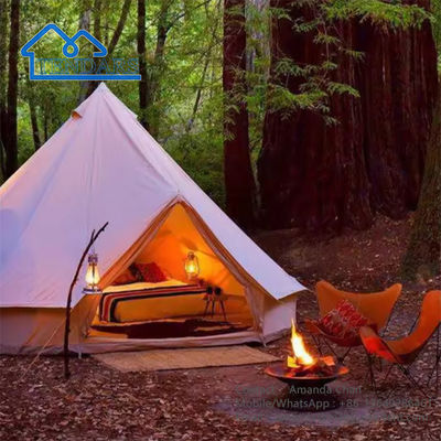 Luxury Large Outdoor Family Camping Canvas Bell Tent Teepee Yurt Glamping Tent (Tạm dịch: Tạm dịch: