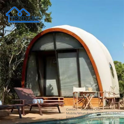 PVDF Cover Resort Shell Glamping Tent Trại cắm trại ngoài trời