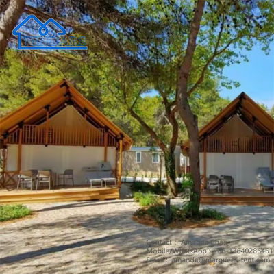 Canvas Outdoor Mobile Safari Living Resort Glamping Tent Khách sạn sang trọng