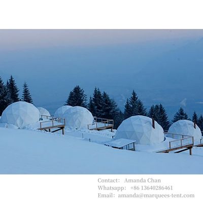 Nhà ngoài trời Luxury Living Resort Dome Tent Galmping Dome Clear PVC House Garden Tent For Event