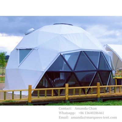 Không thấm nước và không cháy Glamping Hotel Dome Tent Geodesic Camping House Resort For Outdoor Events