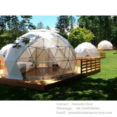 Cửa hàng ngoài trời tùy chỉnh lớn Glamping Family Hotel Waterproof&Windproof Dome Tent
