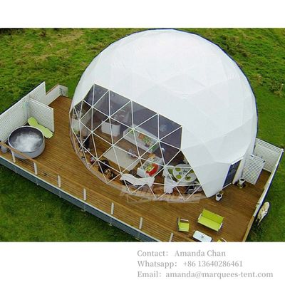 Phòng chứa máy tính trong suốt chất lượng tốt cho sa mạc ngoài trời Trại Star Tent, Air Dome House