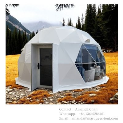 20m2 chống nước \ chống lửa \ chống gió Safari Glamping Tent Luxury Resort Igloo Dome Hotel Tent