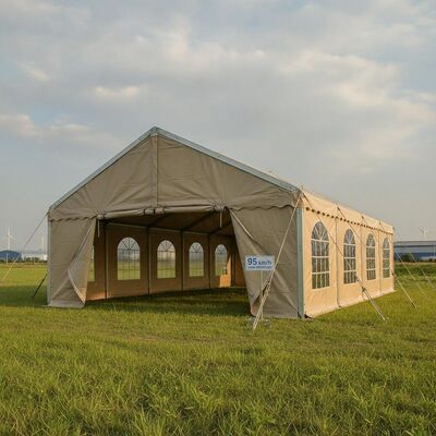 Clear-View Square Party Marquee Tents Extruded Aluminum Alloy Frame PVC Window Panel Canopy Structure (Thiết kế khung cửa sổ PVC)