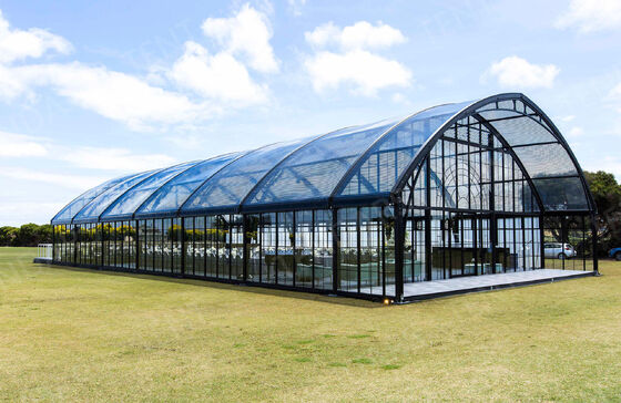 Hình hình hình bầu dục rõ ràng-Span Party Marquee Tents Aluminum Alloy Frame PVC phủ mái nhà cấu trúc