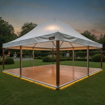 Sàn Cassette bằng gỗ cao cấp Đảng Marquee Lều Hệ thống cấp độ Nền tảng Sự kiện Châu Âu Cấu trúc tán của sàn nhảy