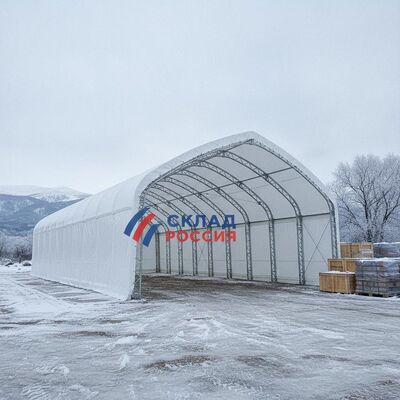 Tents/Marquee/Tenda Pesta Penyimpanan Industri Rangka Aluminium yang Diperkuat Gudang PVC Tahan Cuaca Pasar Rusia